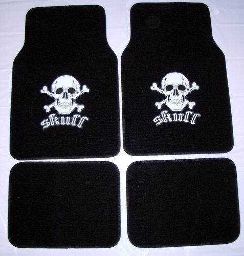 Click here for Skull Front & Rear Carpet Car Truck SUV Floor Mats prices