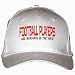 FOOTBALL PLAYERS ARE MEASURED BY THE YARD! White Hat / Baseball Cap