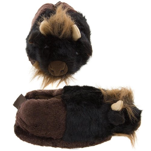 Bison Animal Slippers for Women