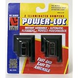 Life-Like Trains Power-Loc HO Scale Track - Illuminated Bumper, Steel