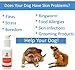 Mr. Peanut's Naturals Liquid Skin & Coat Supplement for Dogs, Prevents Dry Skin, Relieves Itching & Promotes Shiny Coats, 118 Pre-Measured Doses Provide Fast Absorbtion, Naturally Made in the USA