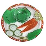 Veggie Glass Fusion Chip and Dip Platter by Lori Siebert $48.99