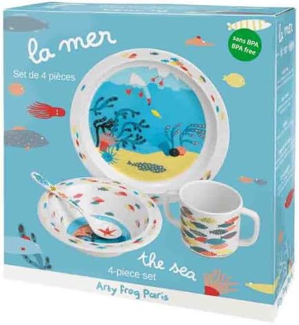 Arty Frog Kids Tableware Set, Ocean