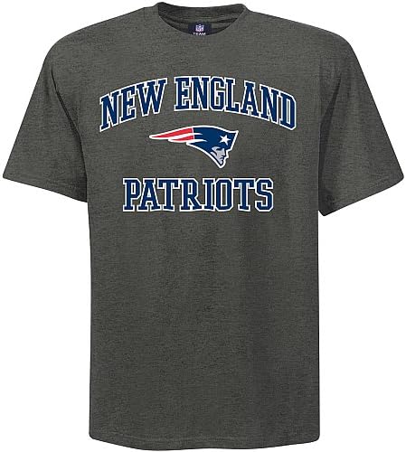 NFL New England Patriots Men's Big and Tall Heart and Soul T-Shirt