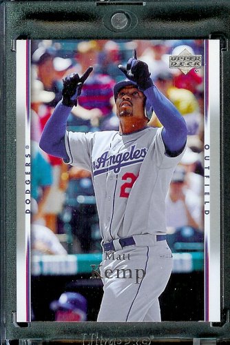 2007 Upper Deck Baseball Card #351 Matt Kemp Dodgers - Mint Condition - Shipped in Protective Display Case !