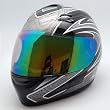 Motorcycle Street Bike Black Star Full Face Adult Helmet
