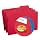 Smead 1/3-Cut File Folders, Heavy Duty Reinforced Tab, Legal Size, Red, 100 Per Box (17734)