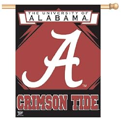 Alabama Crimson Tide NCAA Vertical Flag (27x37) by Wincraft