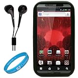 Black Protective Silicone Skin for Motorola Droid Bionic XT865 (Verizon Wir ....