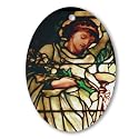 Angel in Stained Glass Collectible Ornament