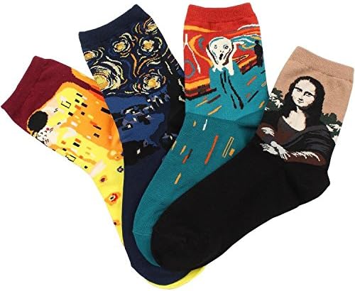 Isocks Women's Art Masterpiece Painting Collection Socks Set (Color 1)