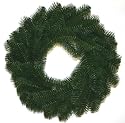 Good Tidings 24-Inch Artificial Pine and Mixed Greens Christmas Wreath