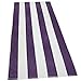 Kaufman- Purple Cabana Stripe, Large Beach and Pool Towel Set of 4. 100% Cotton Maximum Absorbency and Softness