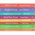 Penguin Cookery Library - 8 book collection pack: Italian Food, English Food, English Seafood Cookery, Real Fast Food, Summer Cooking, Real Fast Puddings, A Celebration of Soup and A Book of Mediterranean Food rrp �71.92