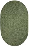 IMAGE OF Out-Durable Pine Solid Braided Oval Rug Size: 8' x 10'