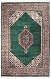 IMAGE OF 6'0 x 9'0 Handmade Knotted Persian Bijar New Area Rug From India - 50868