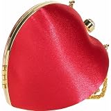 La Regale Satin Minaudiere Heart