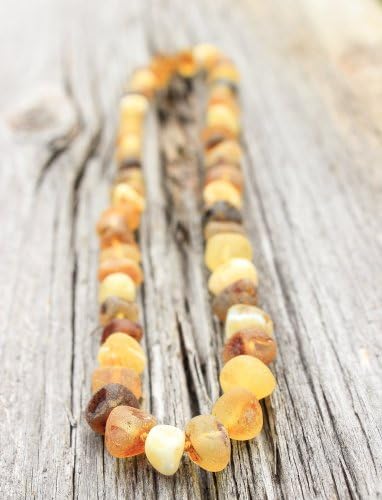 Authentic Thick Beads Baltic Amber Teething Necklace
