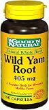Wild Yam Root 405mg - A Popular Herb for Women, 100 caps,(Good N' Natural)