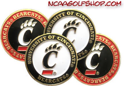 Cincinnati Bearcats Golf Ball Markers