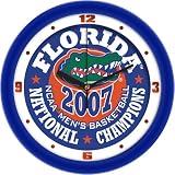 Florida Gators NCAA 2007 National Champs Dimension Wall Clock