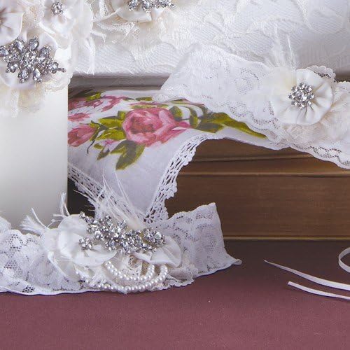 Top 10 Jewelry Gift Genevieve White Garter Set