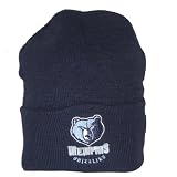 Adult NBA Memphis Grizzlies Warm Ski & Skate Roll Up Beanie / Winter Hat - One Size Fits All - Royal Blue
