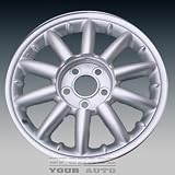 1997-2000 Chrysler Sebring 17X6.5 Factory Replacement Sparkle Silver Painted Face... 
