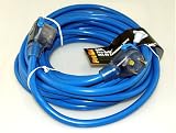 50', 30 Amp Extension Cord with Blue Light on Handle
