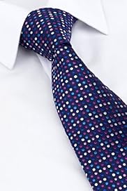 Sartorial Pure Silk Textured Spot Tie
