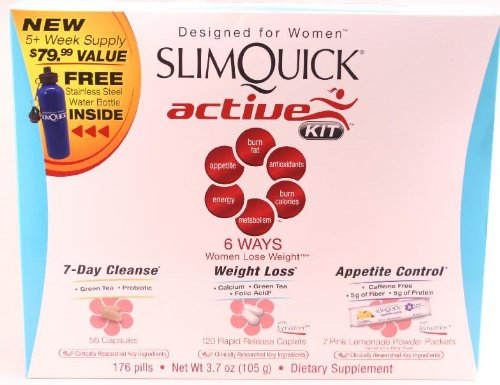 Slimquick active kit Designed for women 6 ways to lose weight.