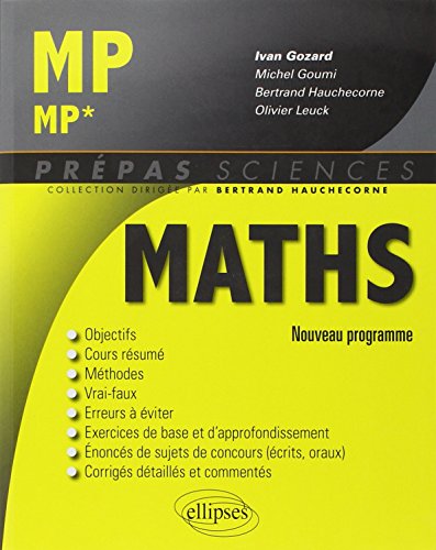 Maths MP/MP* Programme 2014 Maths MP/MP* Programme 2014