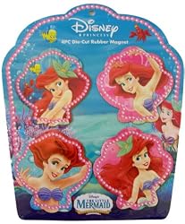 Disney The Little Mermaid Ariel 4 Pc Die-Cut Magnet Set