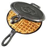 from Romes Original Solid Cast Iron Old Fashioned Waffle Iron