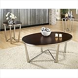 UPC 635178020293 product image for Steve Silver Cosmo Oval Wood 3 Piece Coffee Table Set | upcitemdb.com