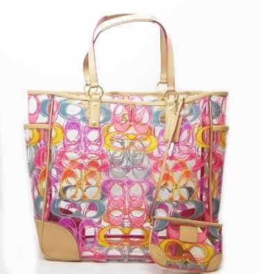 coach clear handbags