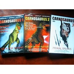 CARNOSAURUS Teil 1 2 3 Attack Of The Raptors / Back For Revenge / Primal Species SPECIAL UNCUT 3 DVD COLLECTION