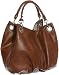 Large ''Brianna'' Bucket Bag By Vitalio - Black, Brown or Red