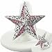 Large 3D Pink Crystal Star Stretch Fashion Ring