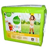 Baby, Free & Clear Diapers, Size 5, 27 Plus Pounds, 23 Diapers