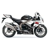 06-07 SUZUKI GSXR600: FACTORY EFFEX EV-R COMPLETE GRAPHIC KIT - BLACK WHITE (BLACK... by Factory Effex