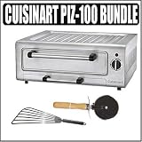 Cuisinart PIZ-100 Pizza Oven Stainless Steel + Accessory Bundle