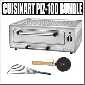 Cuisinart PIZ-100 Pizza Oven Stainless Steel + Accessory Bundle