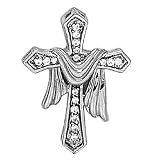 Platinum Diamond Cross Pendant