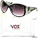 Vox Women's Sunglasses Designer Fashion Rhinestone Vintage Floral Eyewear