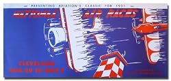 1931 Cleveland Air Races Poster Print