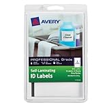 UPC 072782007461 product image for Avery Self-Laminating ID Labels, Handwrite, 3.75 x 2.75 Inches, Gray Border, Pac | upcitemdb.com