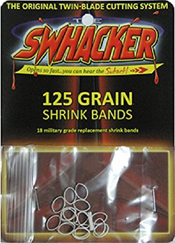 Swhacker Shrink Bands, 125-Grain