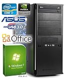 Produkt-Bild: PC - CSL Speed H4708 (Core i7) - Gaming QuadCore! PC-System mit Intel Core i7-2600 4x 3400 MHz, 1000GB SATA, 8192MB DDR3, GeForce GT 520 2048MB, DVD-RW, CardReader, 7.1 Sound, GigLAN, USB 3.0, Windows 7 Home Premium, Office 2010 preloaded