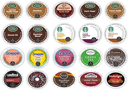 20 Mix Variety K-Cups Coffee 2.0 Compatible